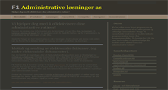 Desktop Screenshot of f1adm.no